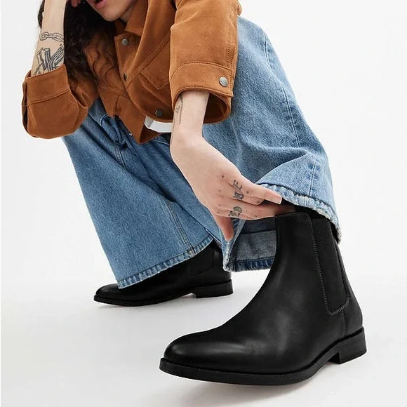 Coach | Shoes | Coach Dalton Chelsea Leather Boots Black  display picture 3